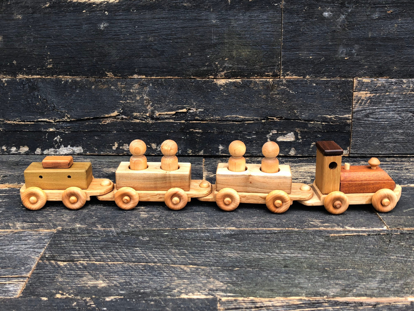 Personalized Wooden Peep Train