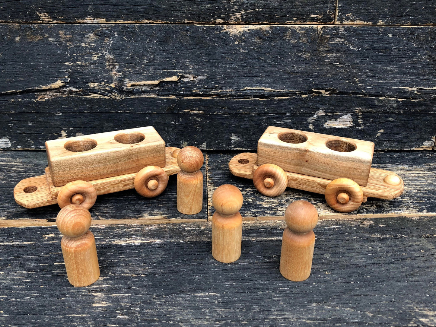 Personalized Wooden Peep Train
