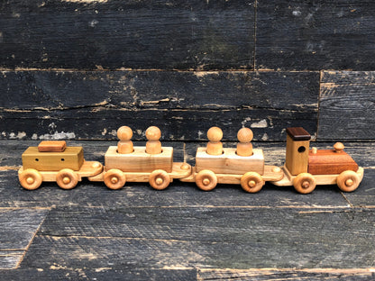 Personalized Wooden Peep Train