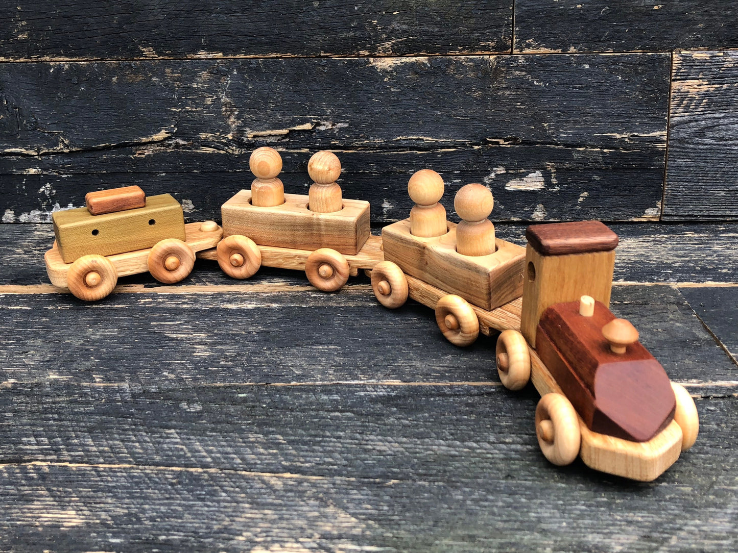 Personalized Wooden Peep Train