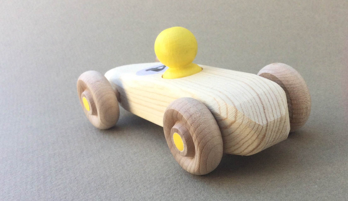 Personalized  Wooden toy race car