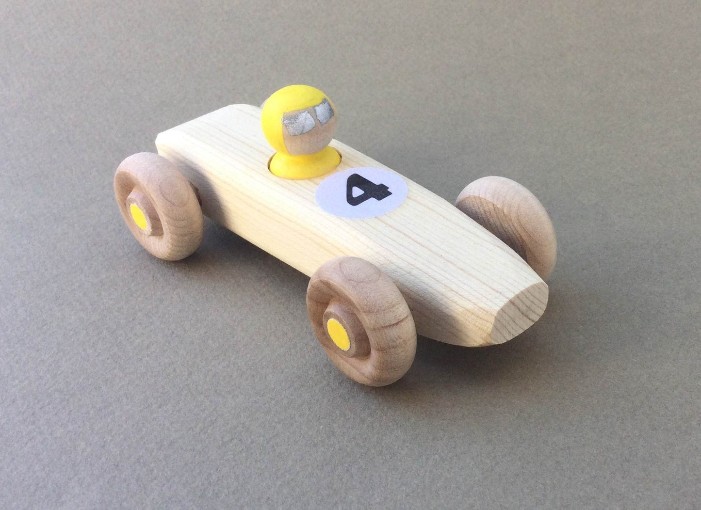 Personalized  Wooden toy race car