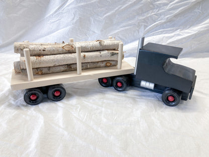 Wood Truck Toy for Kids - Handmade Wooden Toy