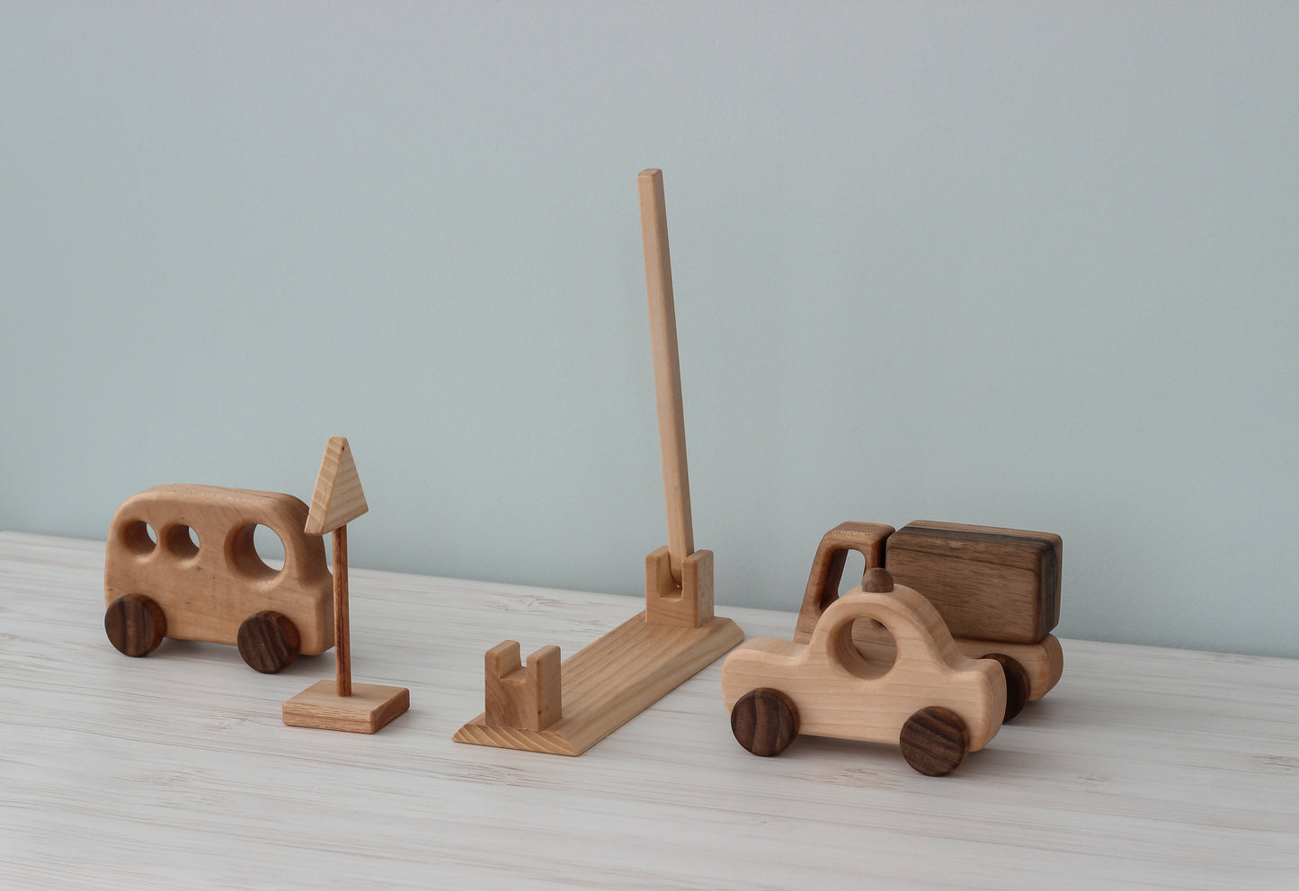 Wooden car Truck toys Mini Vehicles