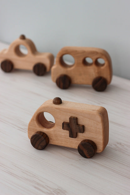 Wooden car Truck toys Mini Vehicles