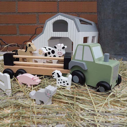 Personalised Tractor Farm Set - Childrens Toys