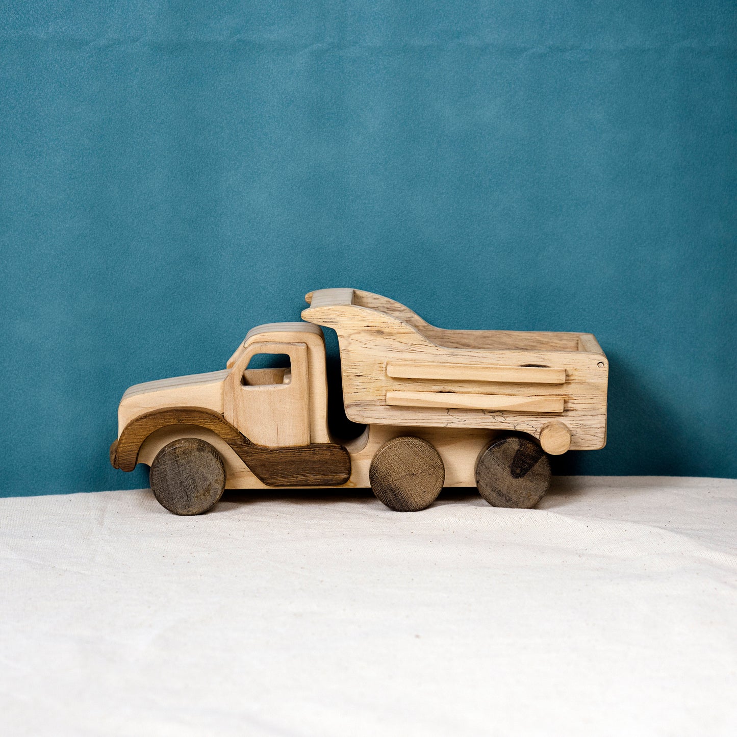 Personalized Wooden Dump Truck Construction Toy