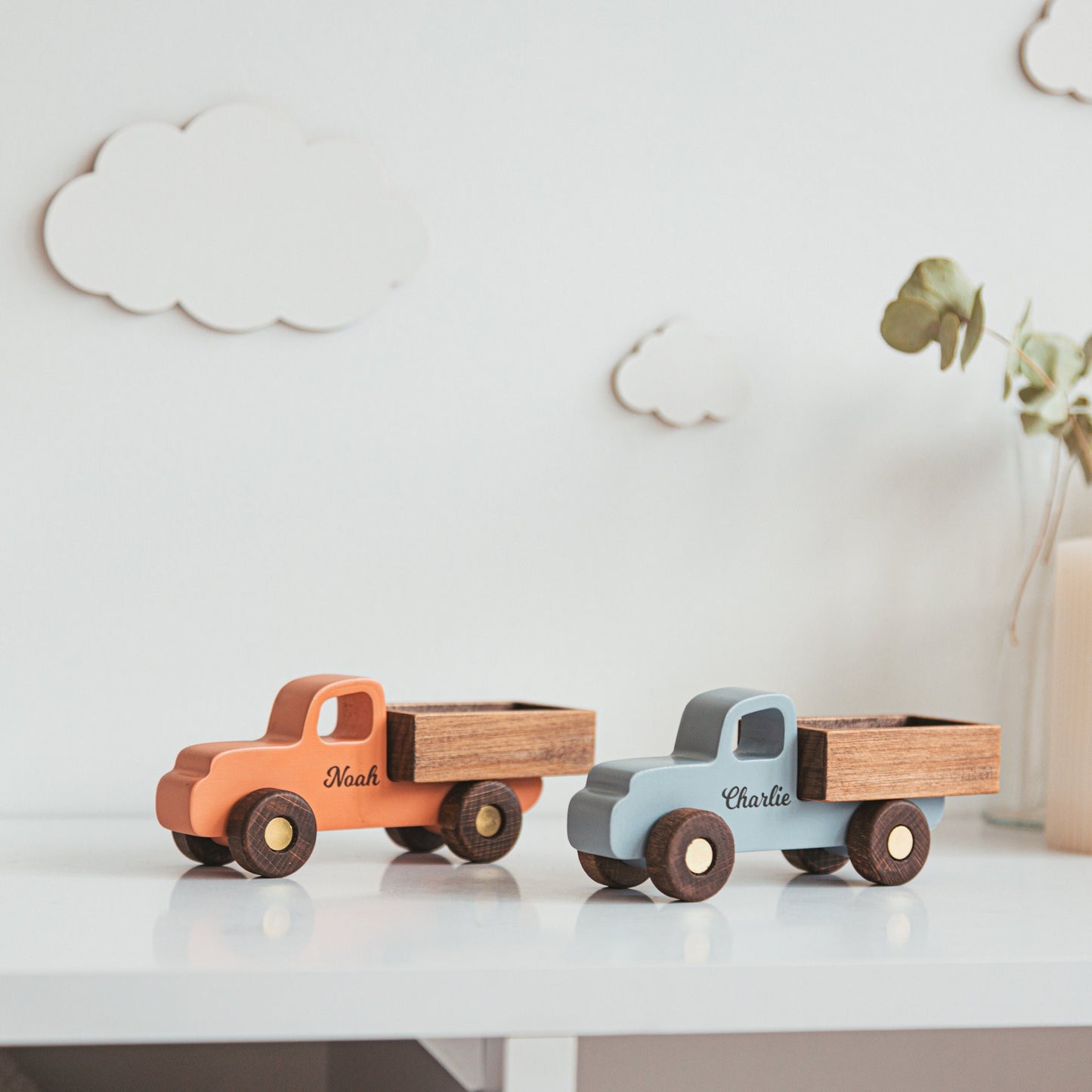 Collect Wooden Cars With Names