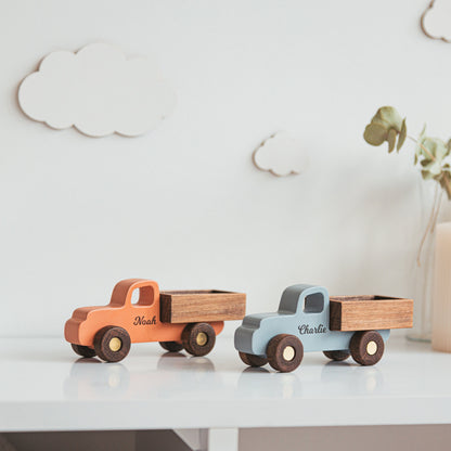 Collect Wooden Cars With Names