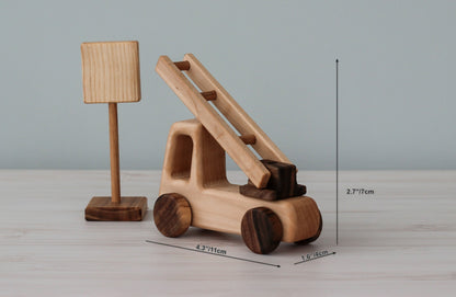 Wooden car Truck toys Mini Vehicles