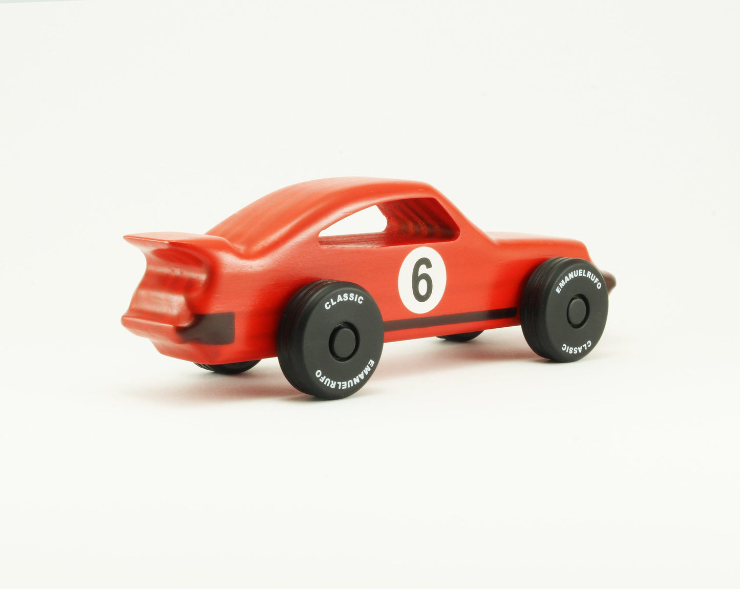 Red Wooden Toy Car Gift