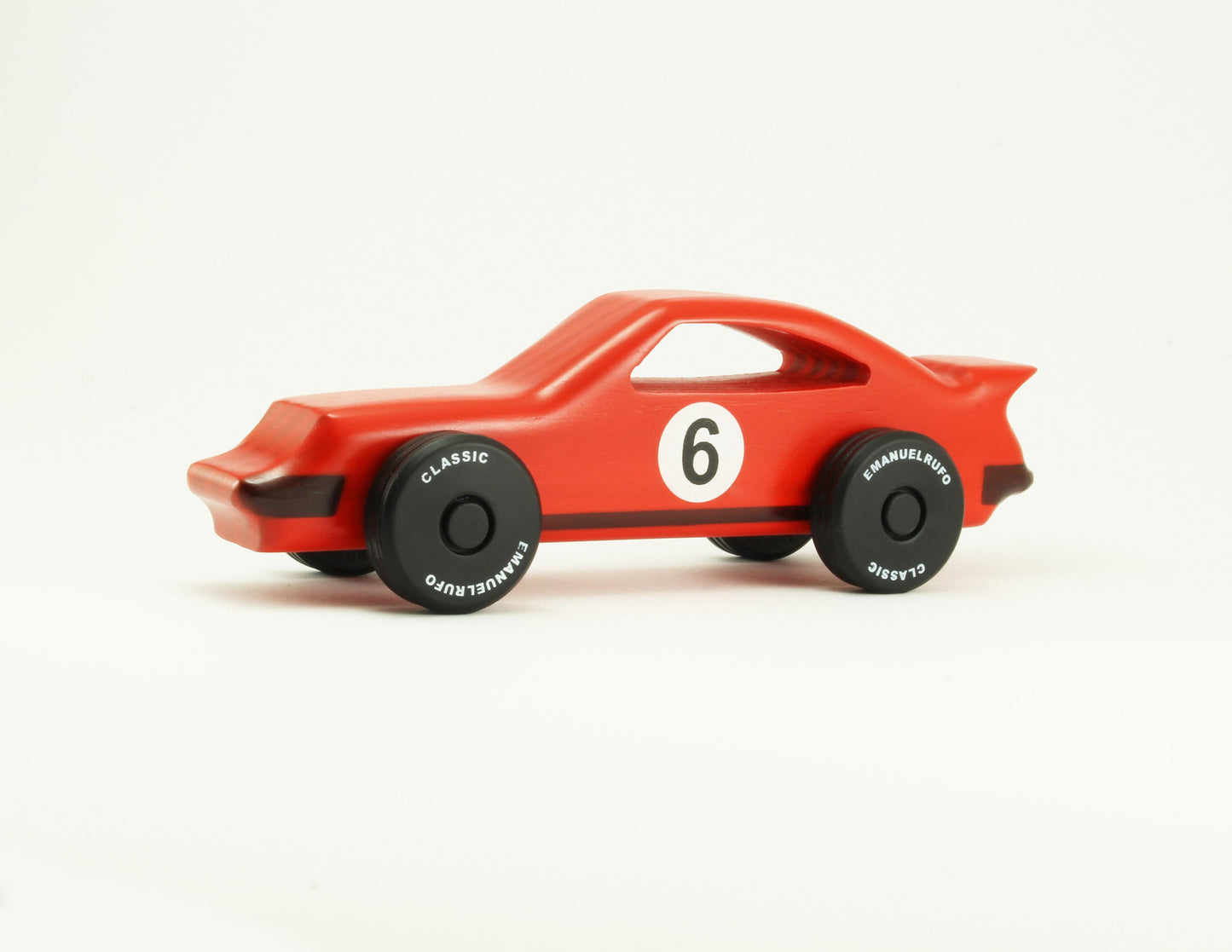 Red Wooden Toy Car Gift
