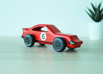 Red Wooden Toy Car Gift
