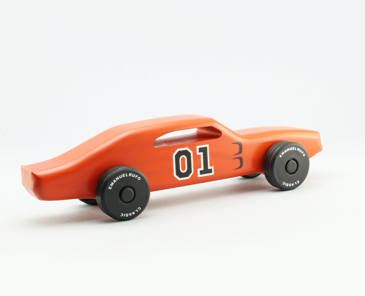 Handcrafted Wooden Toy Car - Classic American Muscle Car