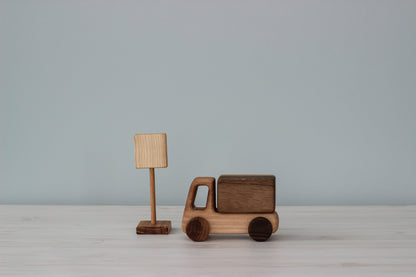 Wooden car Truck toys Mini Vehicles