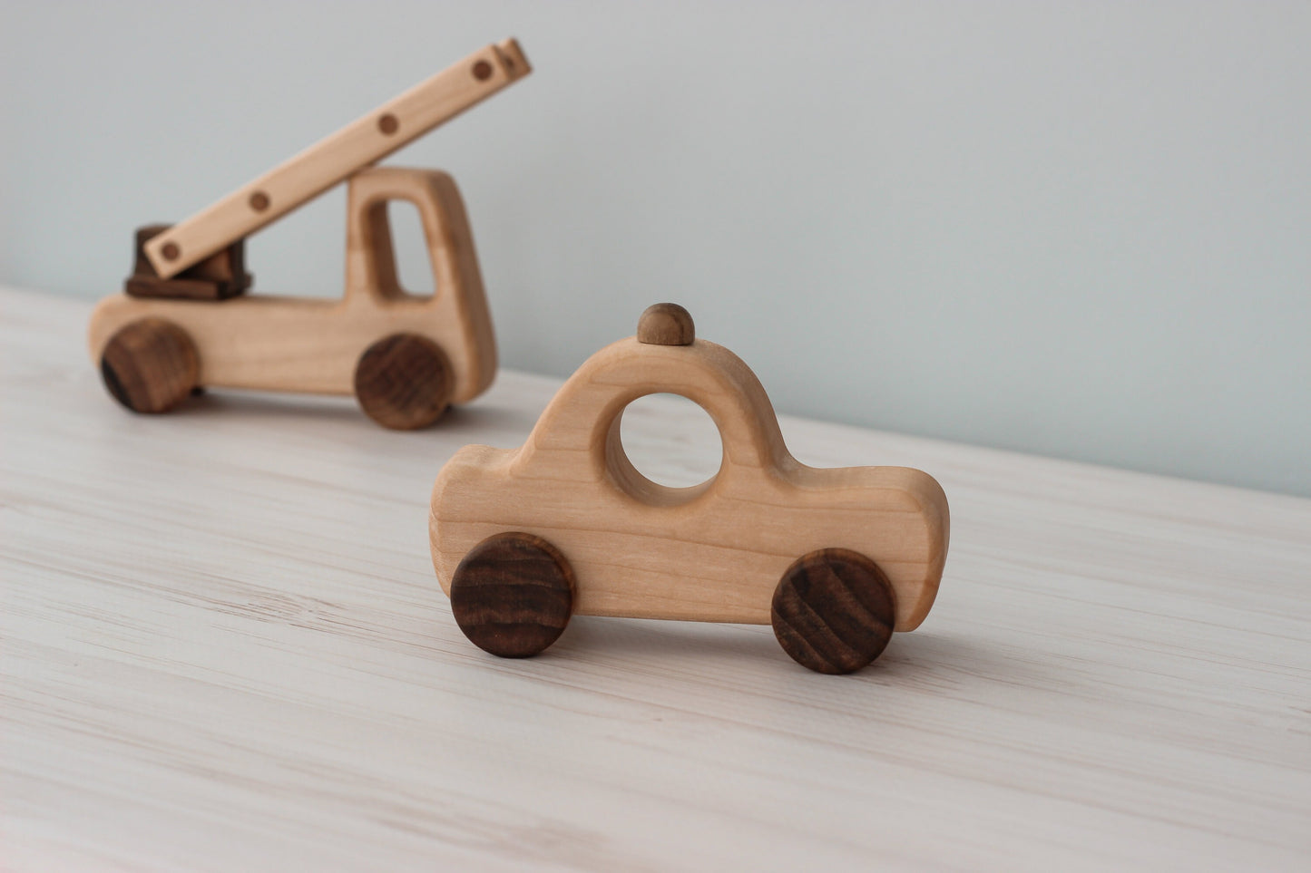 Wooden car Truck toys Mini Vehicles