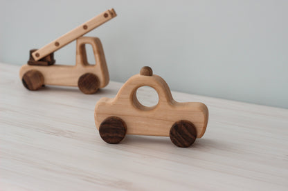 Wooden car Truck toys Mini Vehicles