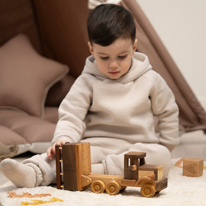 Personalized Farm Wooden Dump Truck Toy
