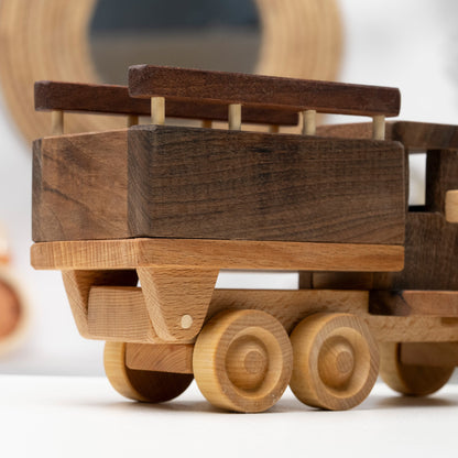 Personalized Farm Wooden Dump Truck Toy
