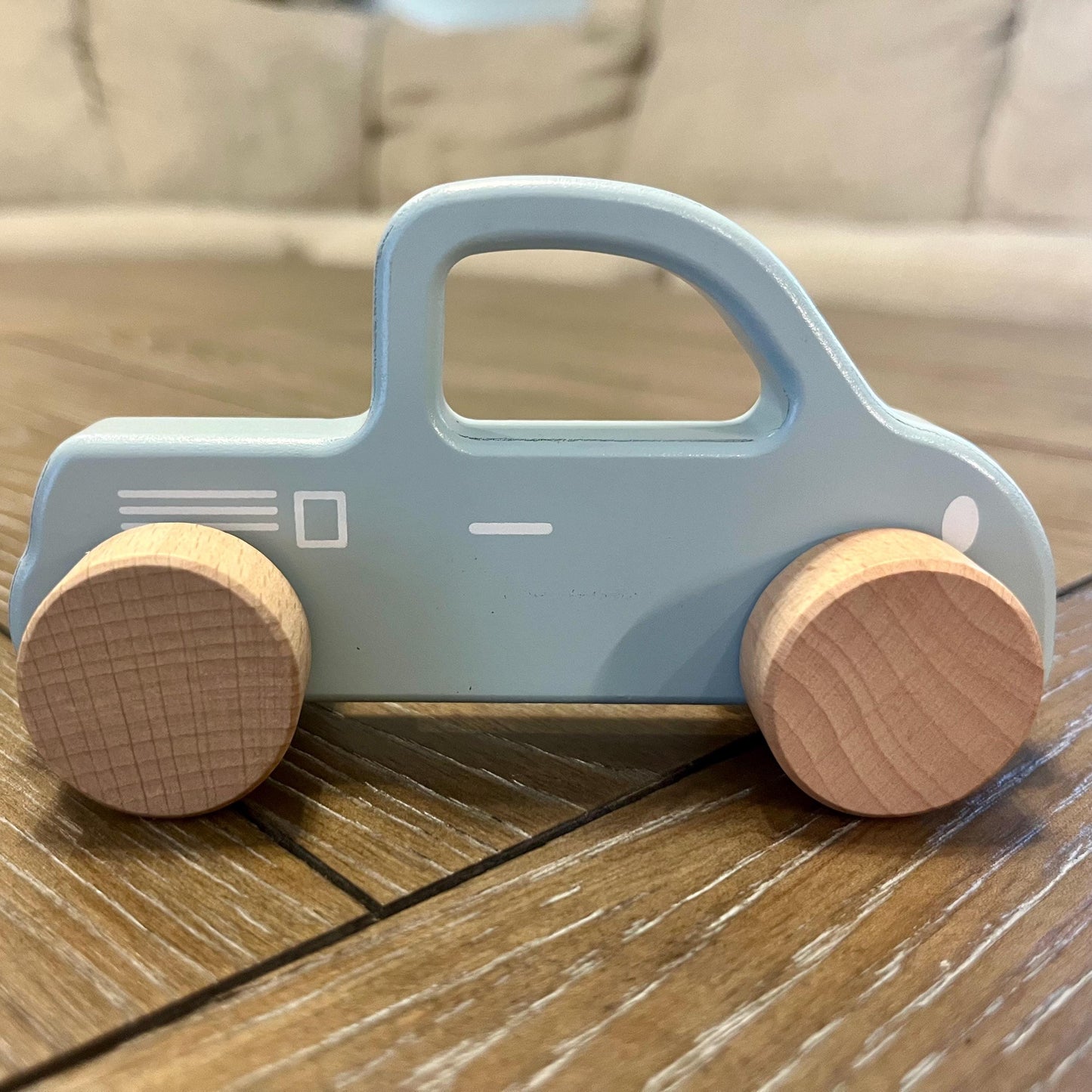 Personalized Wooden Toy Car for Toddlers