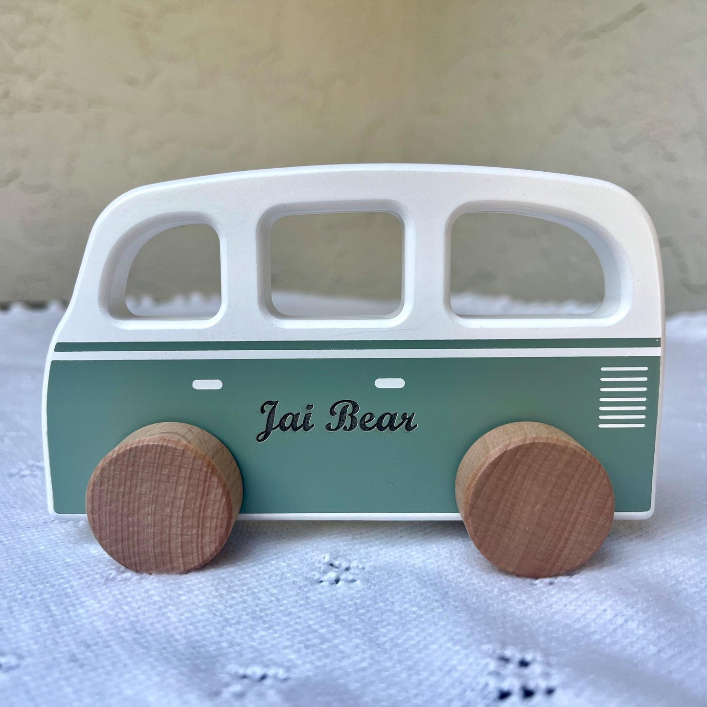 Personalized Wooden Toy Car for Toddlers