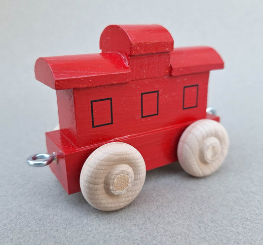 Personalized Wooden Toy Caboose