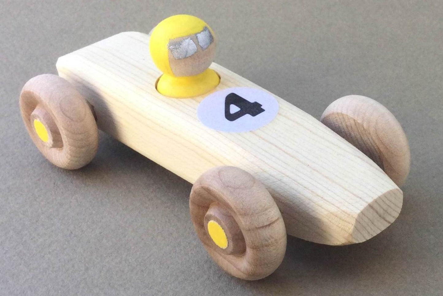 Personalized  Wooden toy race car