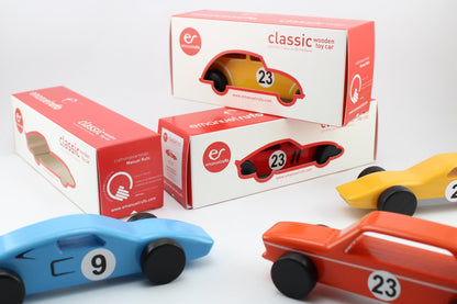 Red Wooden Toy Car Gift