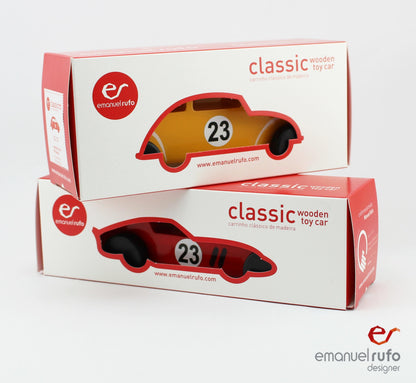 Red Wooden Toy Car Gift
