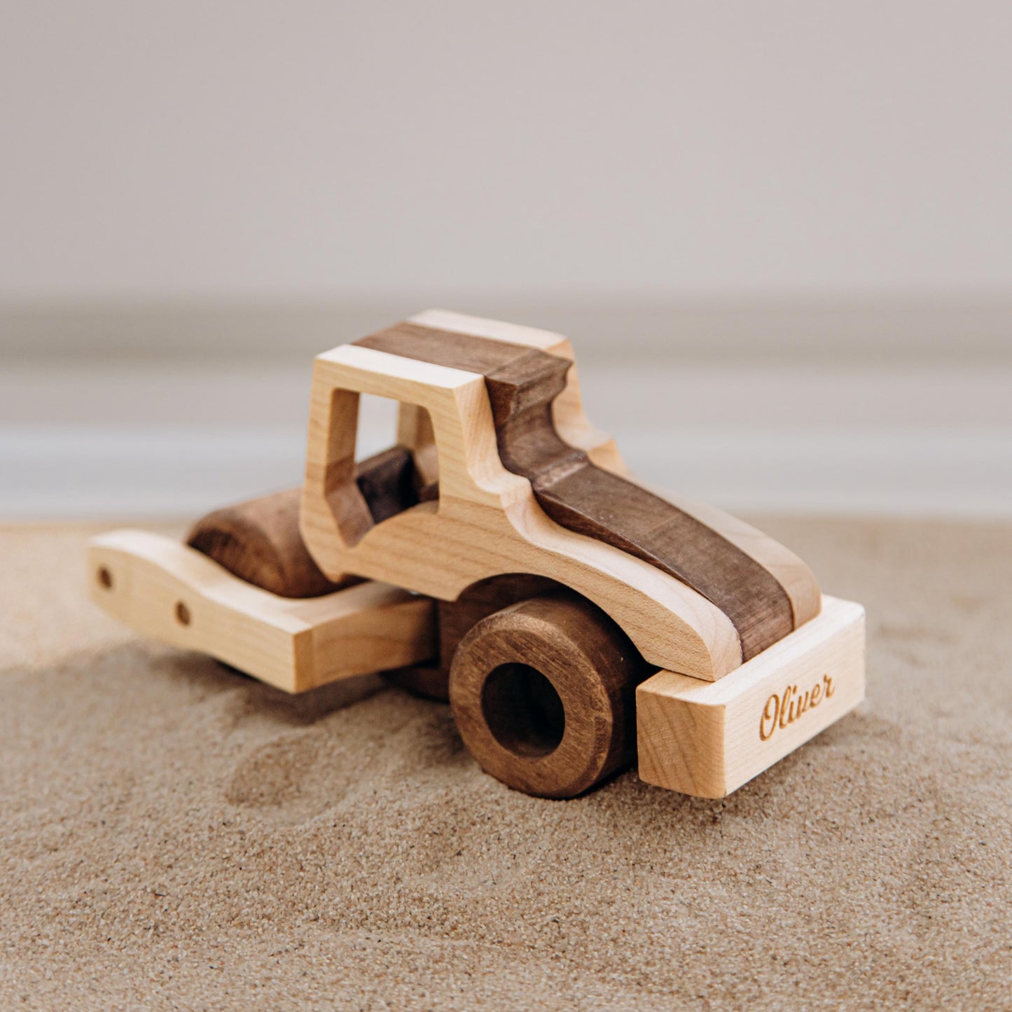 Handmade Wooden Dump Truck Toy Birthday Gift