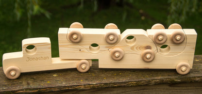 Personalized Wooden Toy Truck